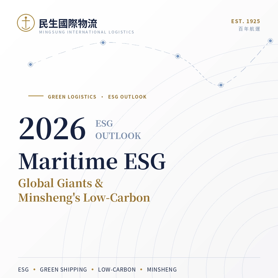 ESG shipping,green shipping,low-carbon shipping