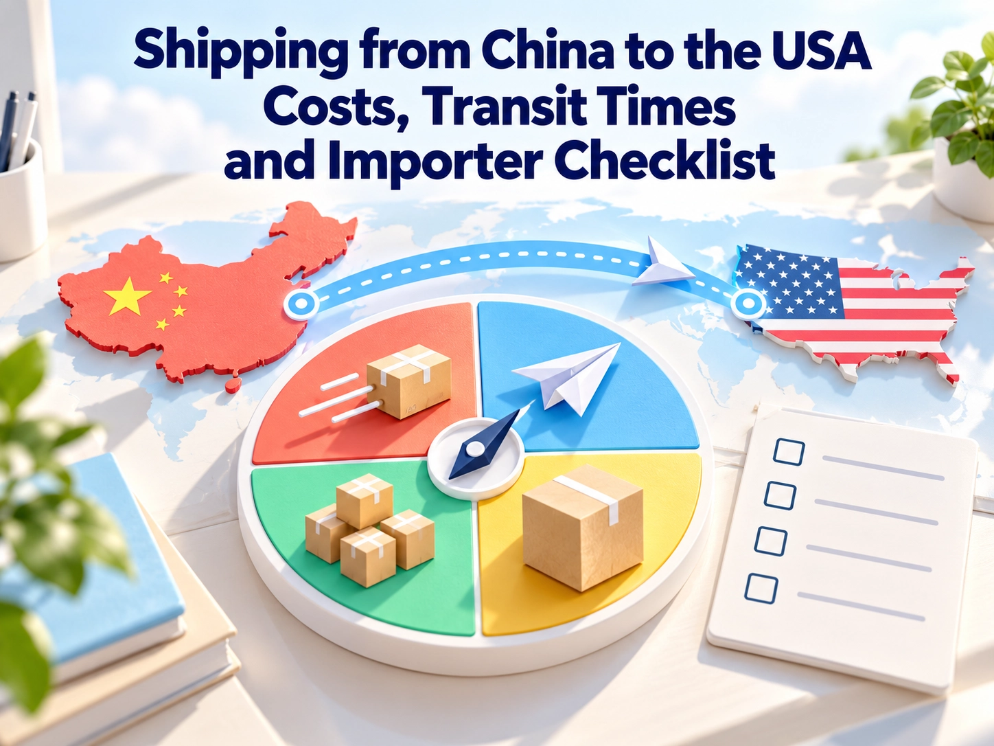 shipping from china to usa costs transit times